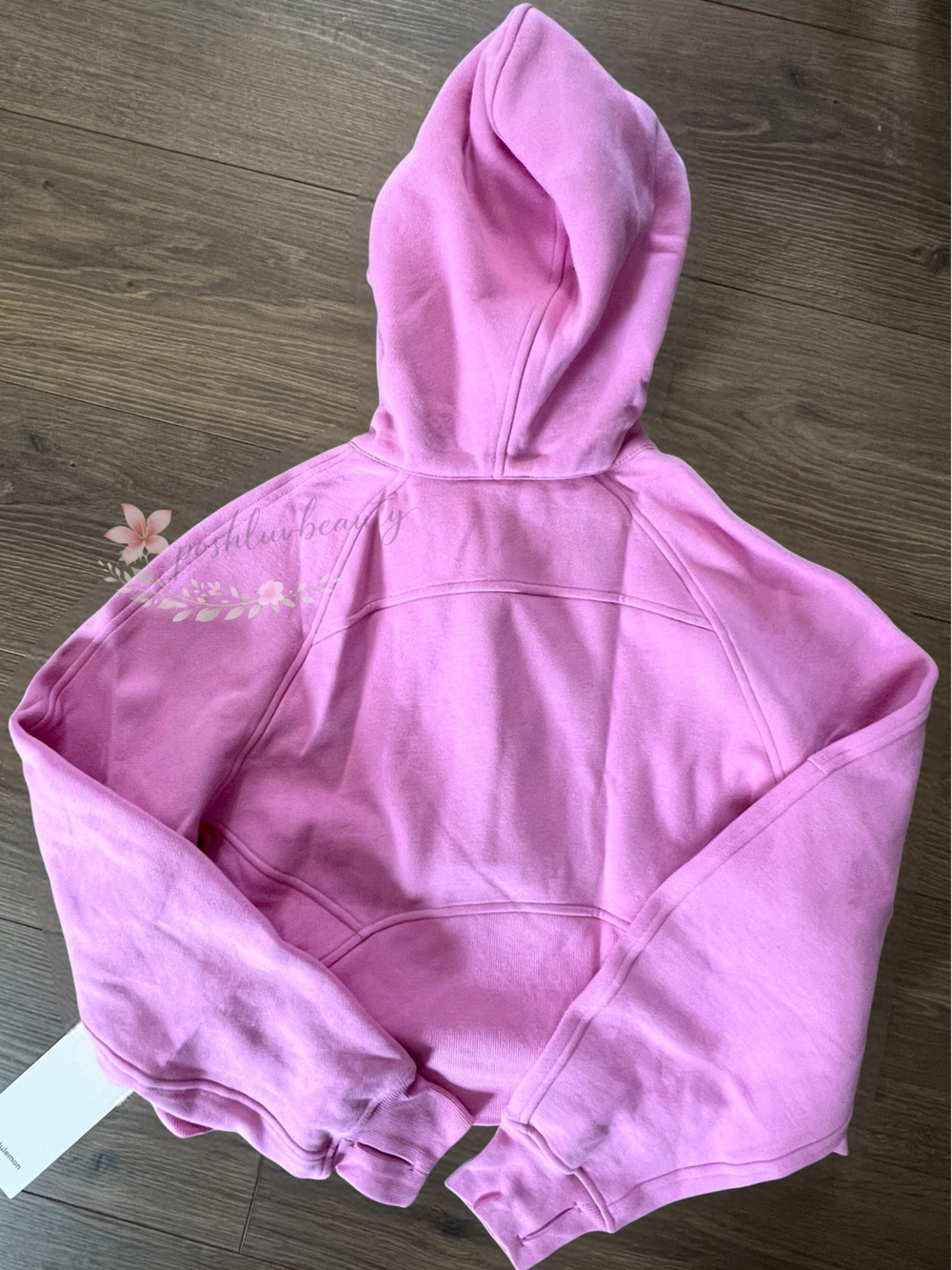 Lululemon Scuba Oversized 1/2 Zip Hoodie Pink Frosting NWT Size XS/S - Picture 3 of 8